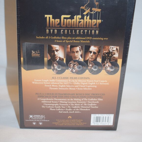 NIP The Godfather 3 DVD Collection Plus Bonus Materials DVD - Picture 3 of 4